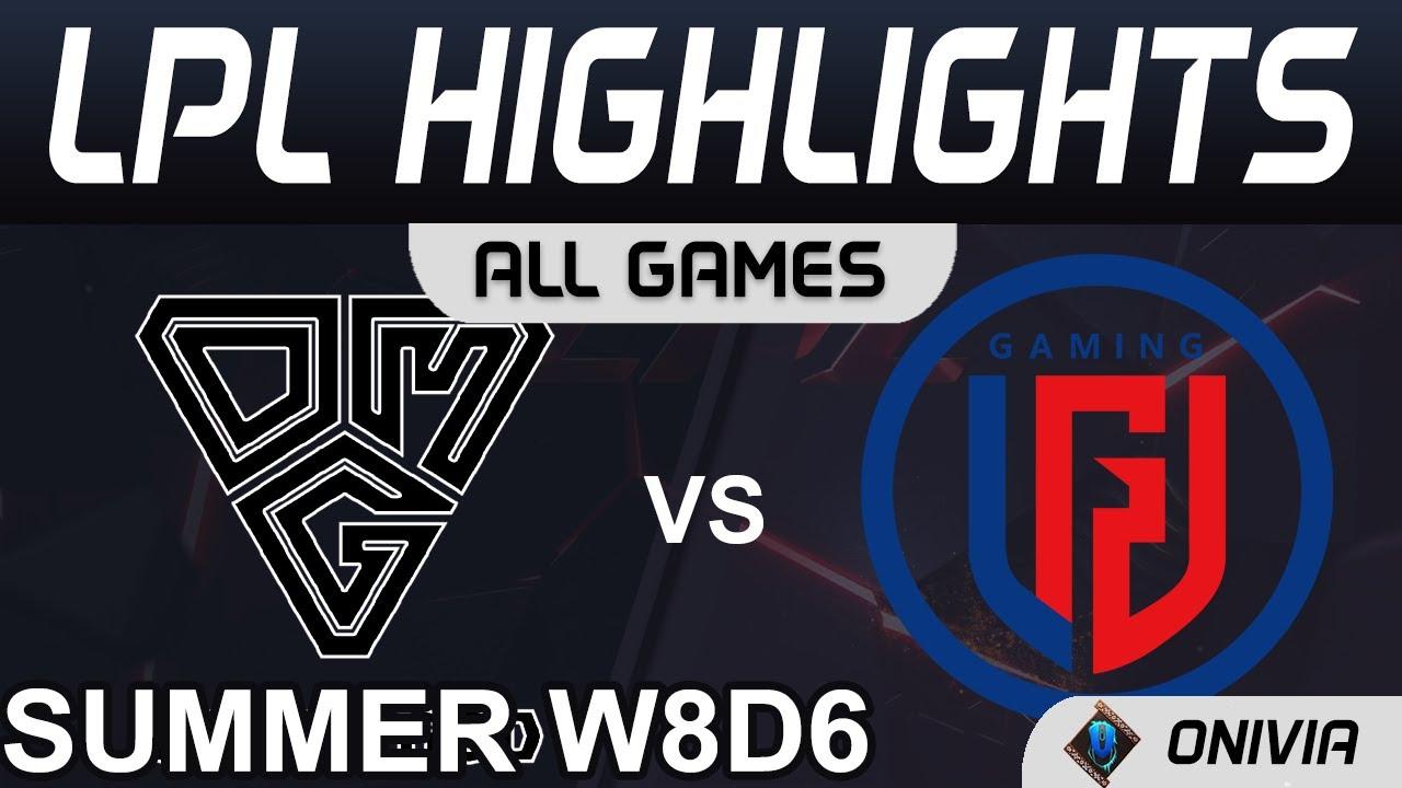 OMG vs LGD Highlights ALL GAMES LPL Summer Season 2021 W8D6 Oh My God vs LGD Gaming by Onivia thumbnail