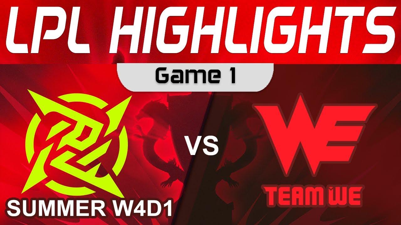 NIP vs WE Highlights Game 1 LPL Spring Season 2023 W4D1 Ninjas in Pyjamas vs Team WE by Onivia thumbnail