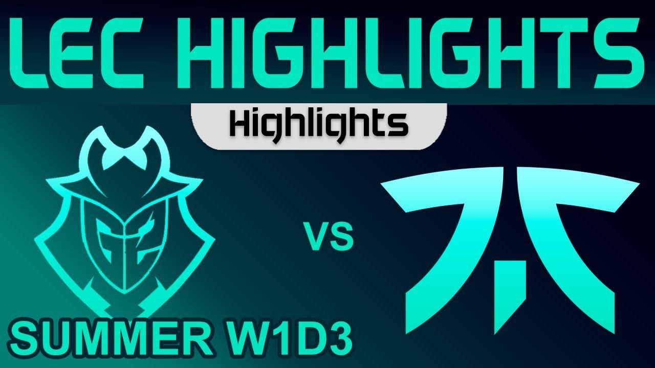 G2 vs FNC Highlights LEC Summer Season 2023 W1D3 G2 Esports vs Fnatic by Onivia thumbnail