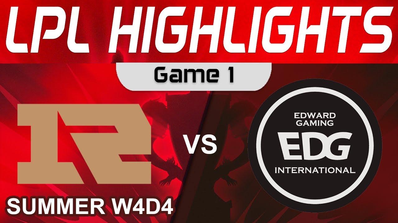 RNG vs EDG Highlights Game 1 LPL Summer Season 2023 W4D4 Royal Never Give Up vs EDward Gaming thumbnail