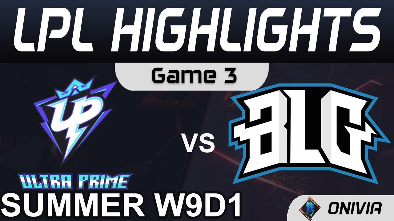 UP vs BLG Highlights Game 3 LPL Summer Season 2021 W9D1 Ultra Prime vs Bilibili Gaming by Onivia thumbnail