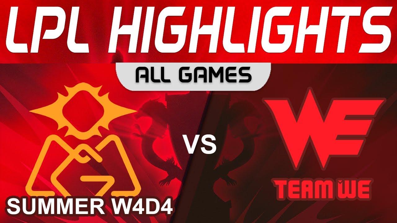 OMG vs WE Highlights ALL GAMES LPL Summer Season 2023 W4D4 Oh My God vs Team WE by Onivia thumbnail