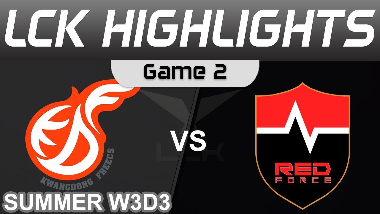 KDF vs NS Highlights Game 2 LCK Summer Season 2023 W3D3 Kwangdong Freecs vs Nongshim RedForce thumbnail