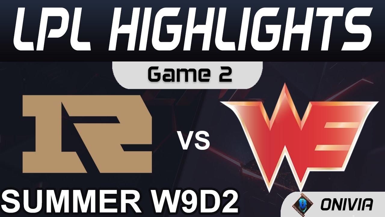 RNG vs WE Highlights Game 2 LPL Summer Season 2021 W9D2 Royal Never Give Up vs Team WE by Onivia thumbnail