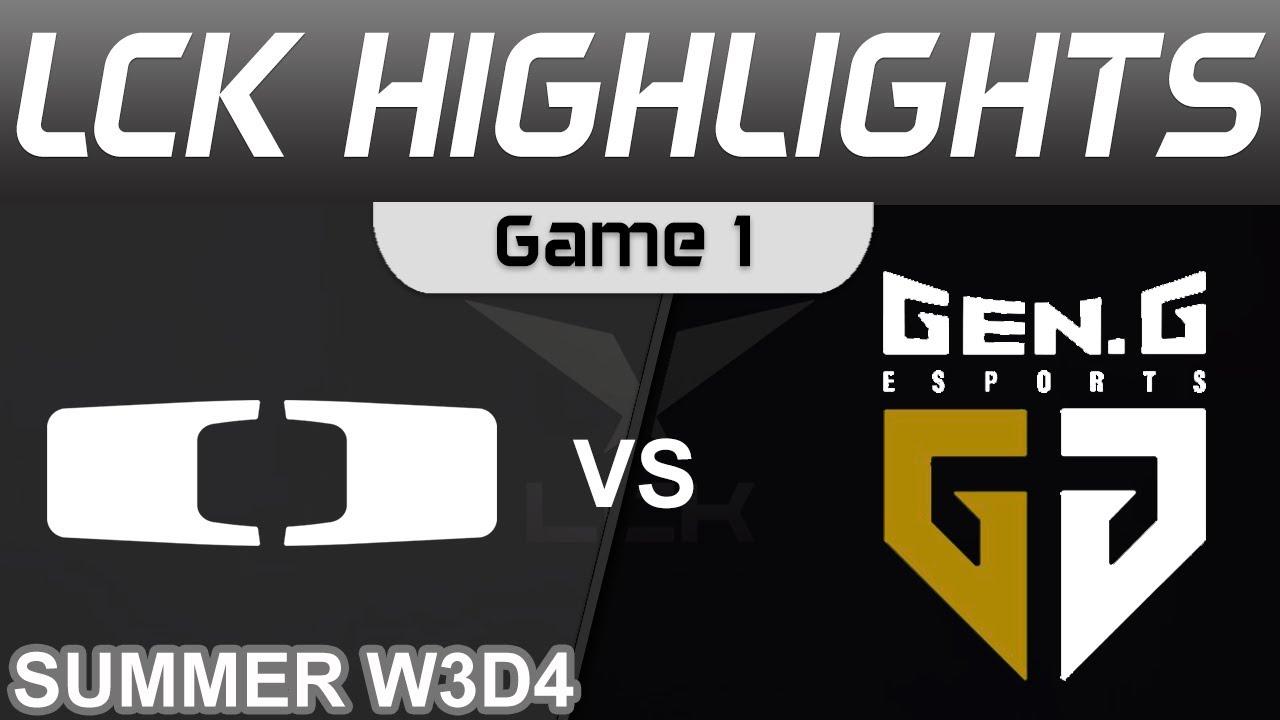 DK vs GEN Highlights Game 1 LCK Summer Season 2023 W3D4 Dplus KIA vs Gen G by Onivia thumbnail