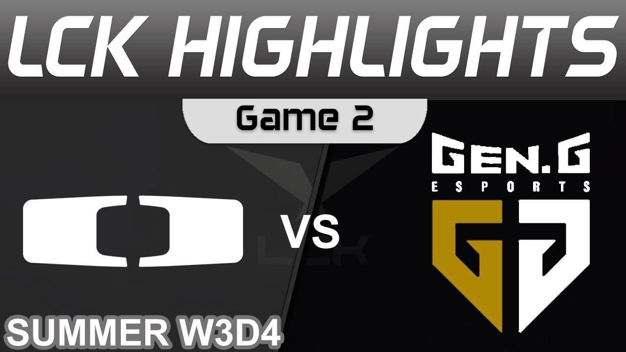 DK vs GEN Highlights Game 2 LCK Summer Season 2023 W3D4 Dplus KIA vs Gen G by Onivia thumbnail