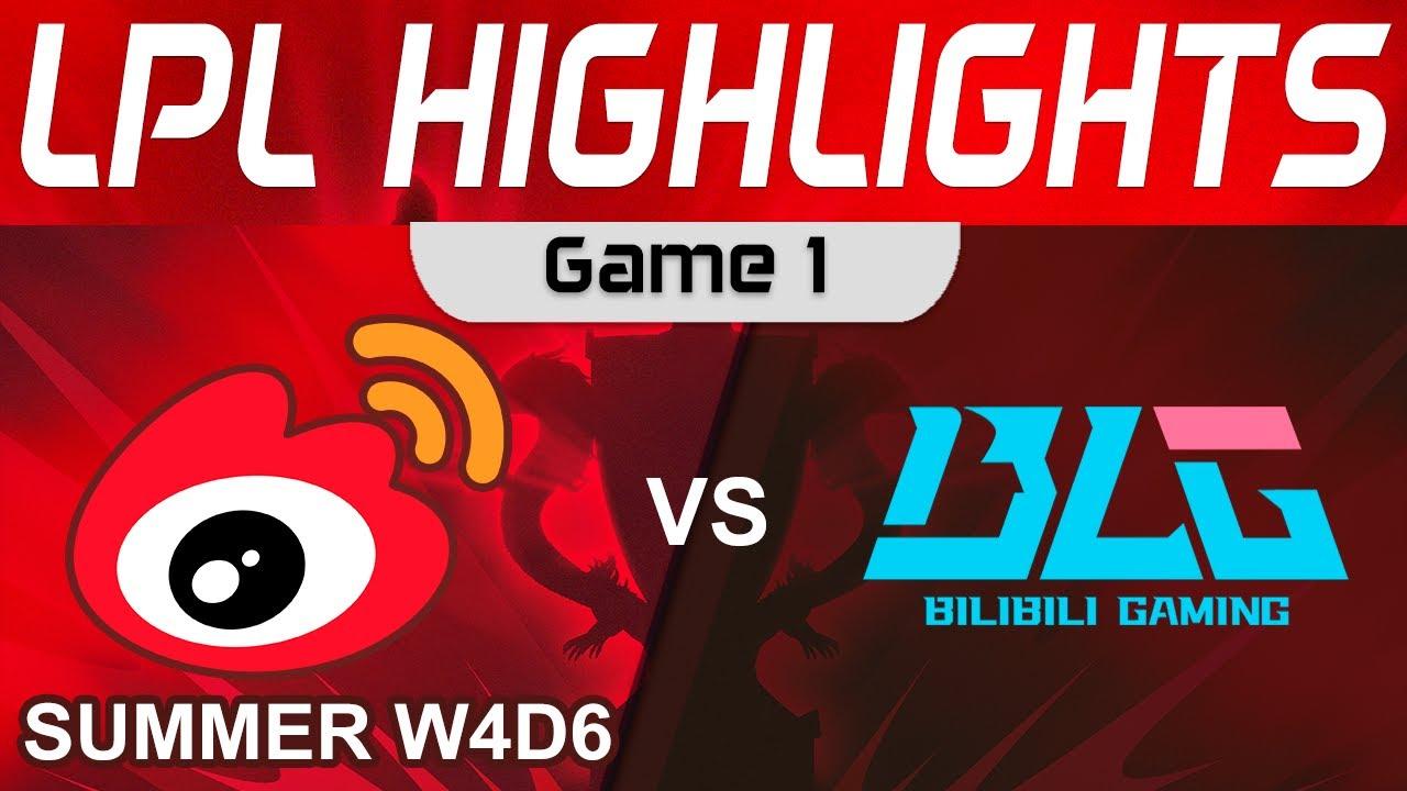 WBG vs BLG Highlights Game 1 LPL Summer Season 2023 W4D6 Weibo Gaming vs Bilibili Gaming by Onivia thumbnail