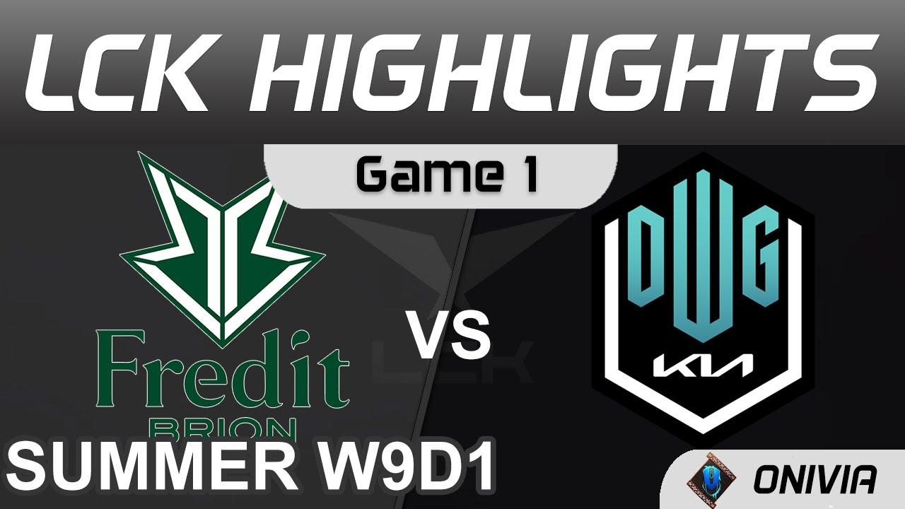 BRO vs DK Highlights Game 1 LCK Summer Season 2021 W9D1 Fredit BRION vs DWG KIA by Onivia thumbnail