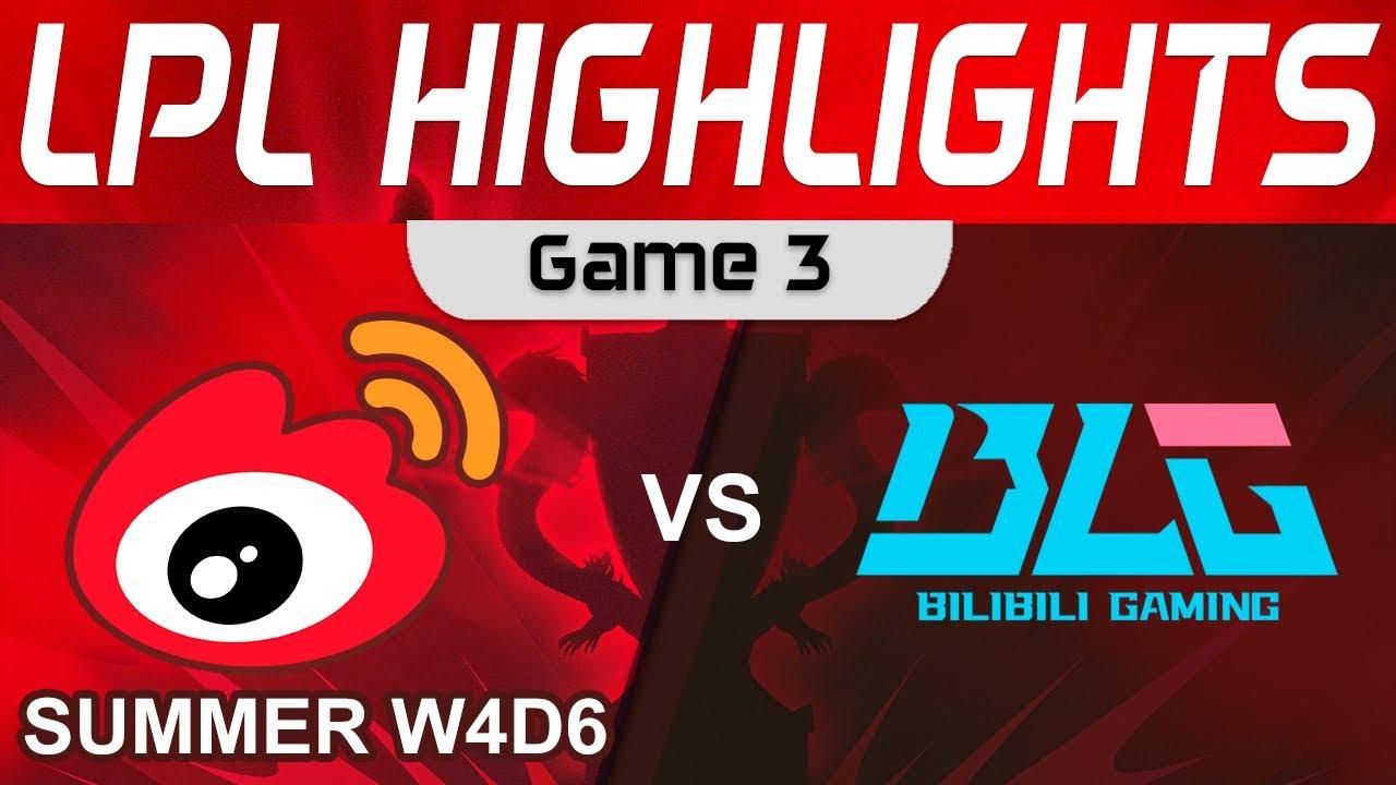 WBG vs BLG Highlights Game 3 LPL Summer Season 2023 W4D6 Weibo Gaming vs Bilibili Gaming by Onivia thumbnail