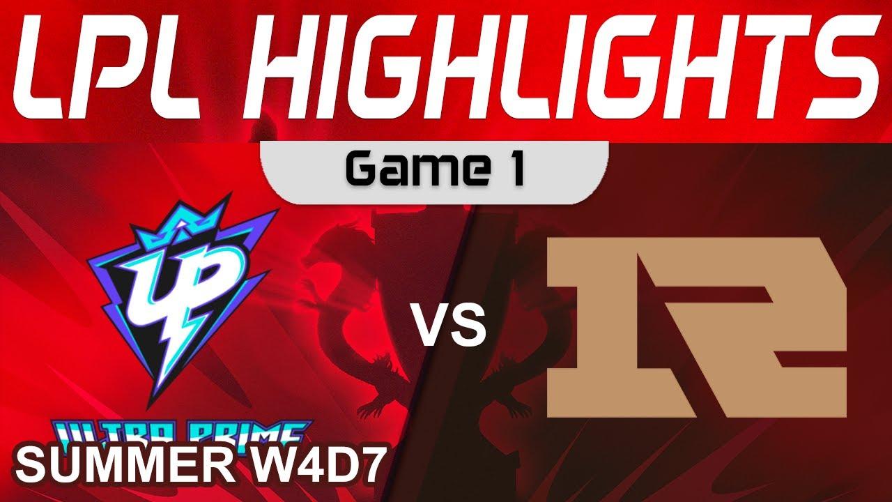 UP vs RNG Highlights Game 1 LPL Summer Season 2023 W4D7 Ultra Prime vs Royal Never Give Up by Onivia thumbnail