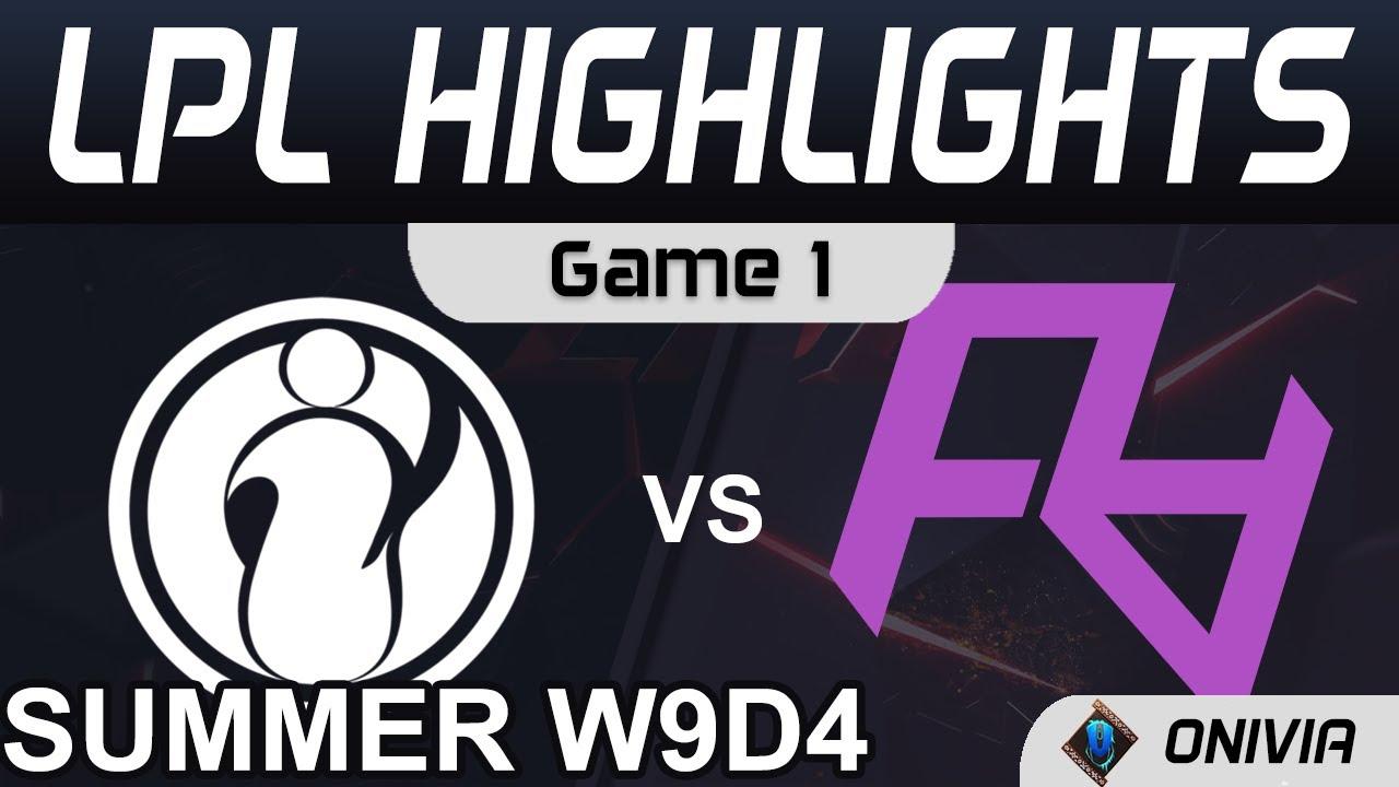 IG vs RA Highlights Game 1 LPL Summer Season 2021 W9D4 Invictus Gaming vs Rare Atom by Onivia thumbnail