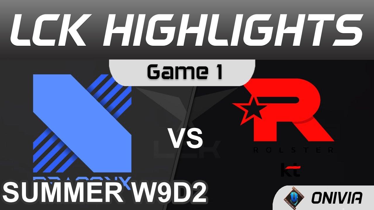 DRX vs KT Highlights Game 1 LCK Summer Season 2021 W9D2 DragonX vs KT Rolster by Onivia thumbnail