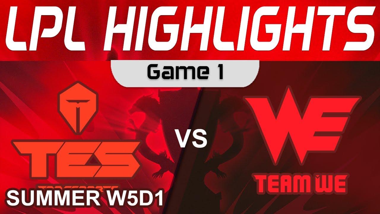 TES vs WE Highlights Game 1 LPL Spring Season 2023 W5D1 Top Esports vs Team WE by Onivia thumbnail