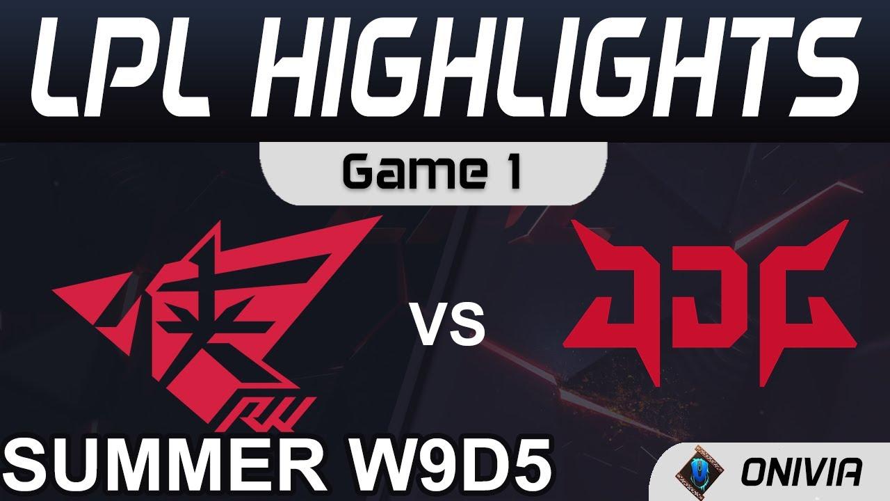 RW vs JDG Highlights Game 1 LPL Summer Season 2021 W9D5 Rogue Warriors vs JD Gaming by Onivia thumbnail