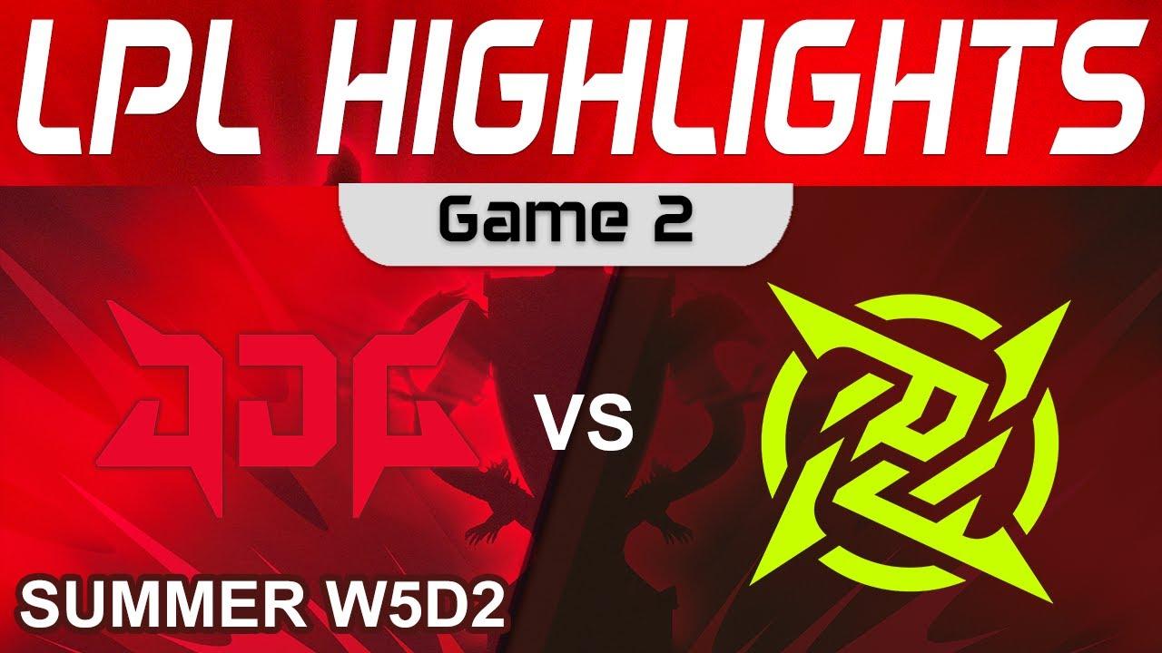 JDG vs NIP Highlights Game 2 LPL Spring Season 2023 W5D2 JD Gaming vs Ninjas in Pyjamas by Onivia thumbnail