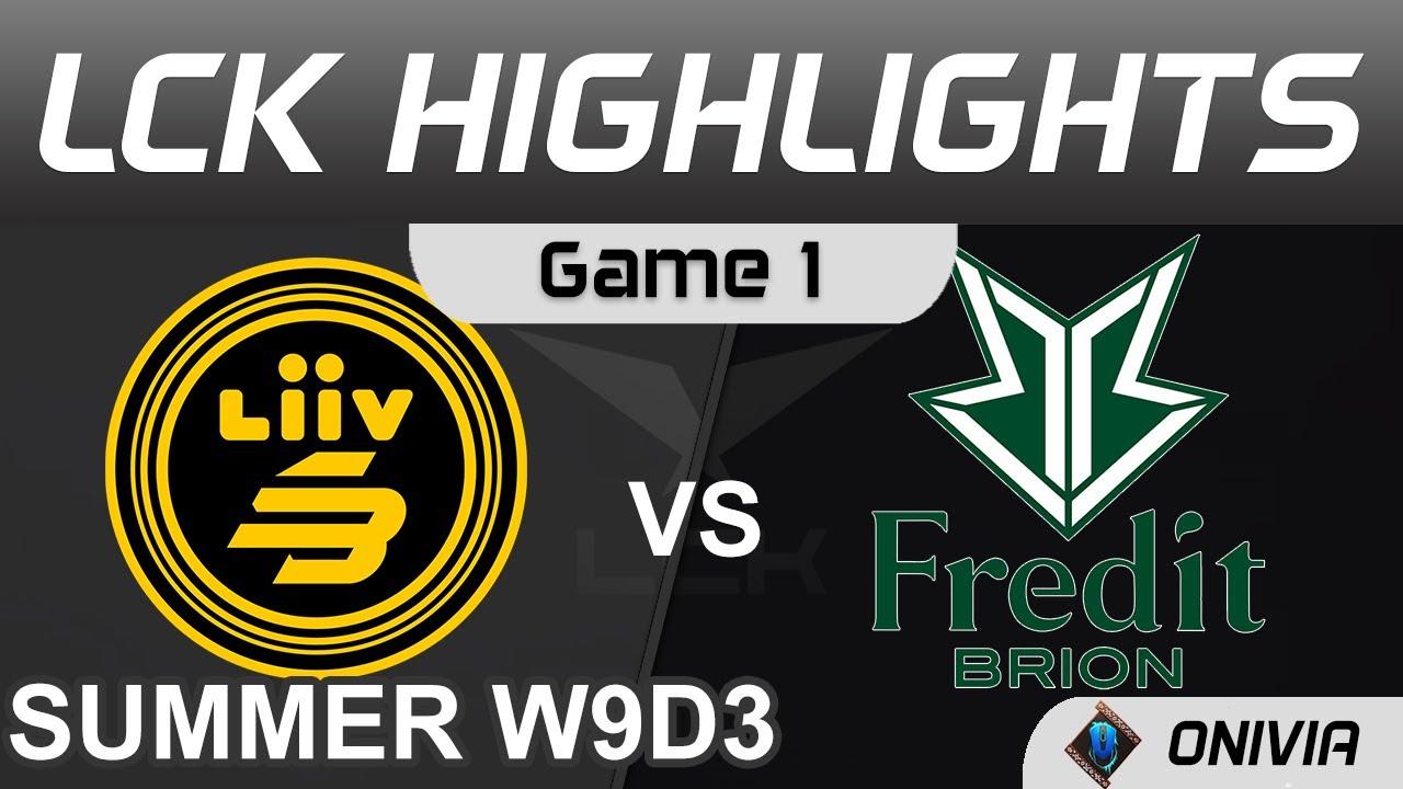 LSB vs BRO Highlights Game 1 LCK Summer Season 2021 W9D3 Liiv SANDBOX vs Fredit BRION by Onivia thumbnail