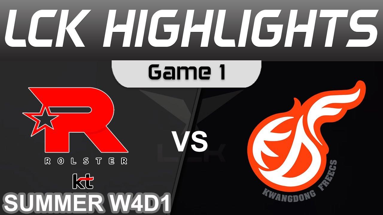 KT vs KDF Highlights Game 1 LCK Summer Season 2023 W4D1 KT Rolster vs Kwangdong Freecs by Onivia thumbnail