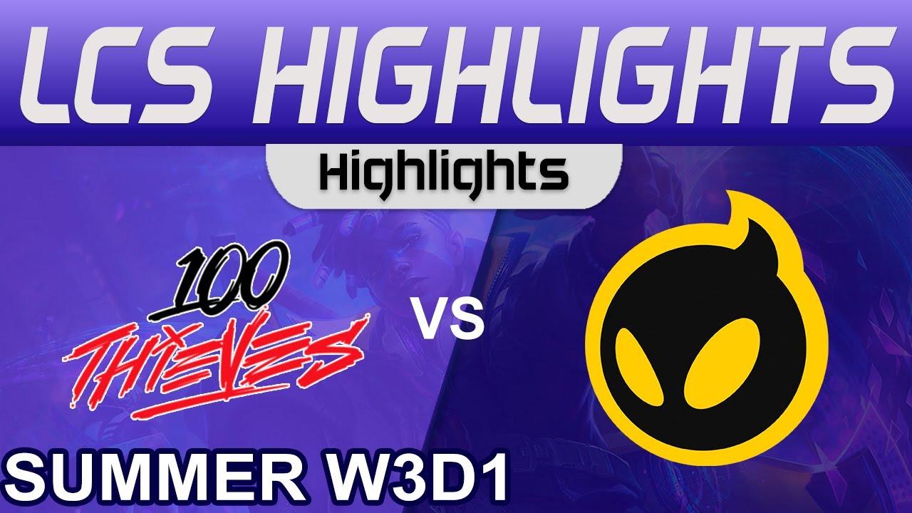 100 vs DIG Highlights LCS Summer Season 2023 W3D1 100 Thieves vs Dignitas by Onivia thumbnail