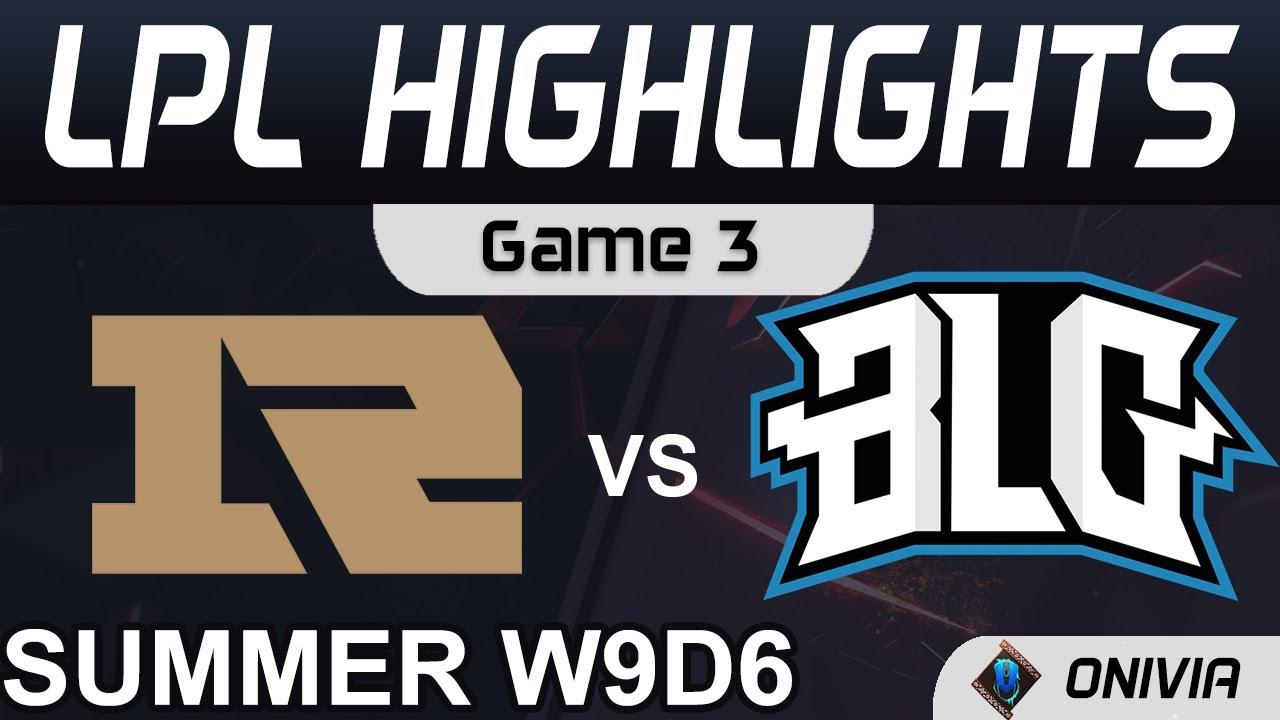 RNG vs BLG Highlights Game 3 LPL Summer Season 2021 W9D6 Royal Never Give Up vs Bilibili Gaming by O thumbnail