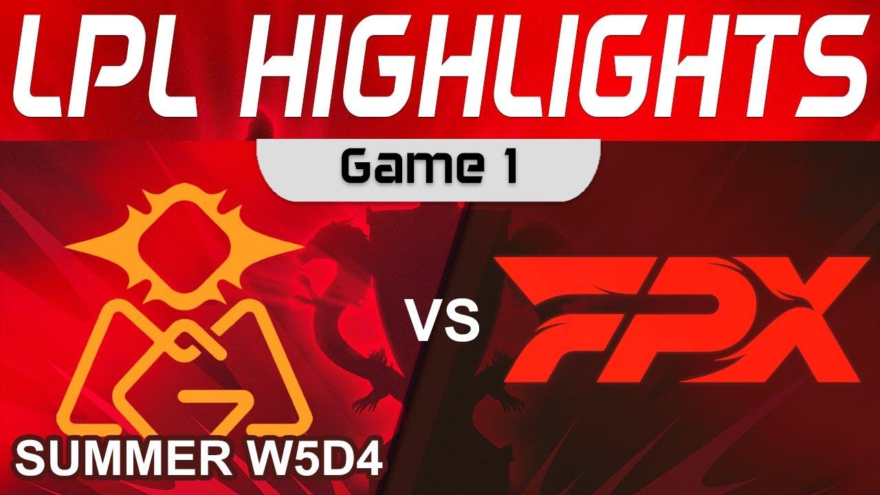 OMG vs FPX Highlights Game 1 LPL Summer Season 2023 W5D4 Oh My God vs FunPlus Phoenix by Onivia thumbnail