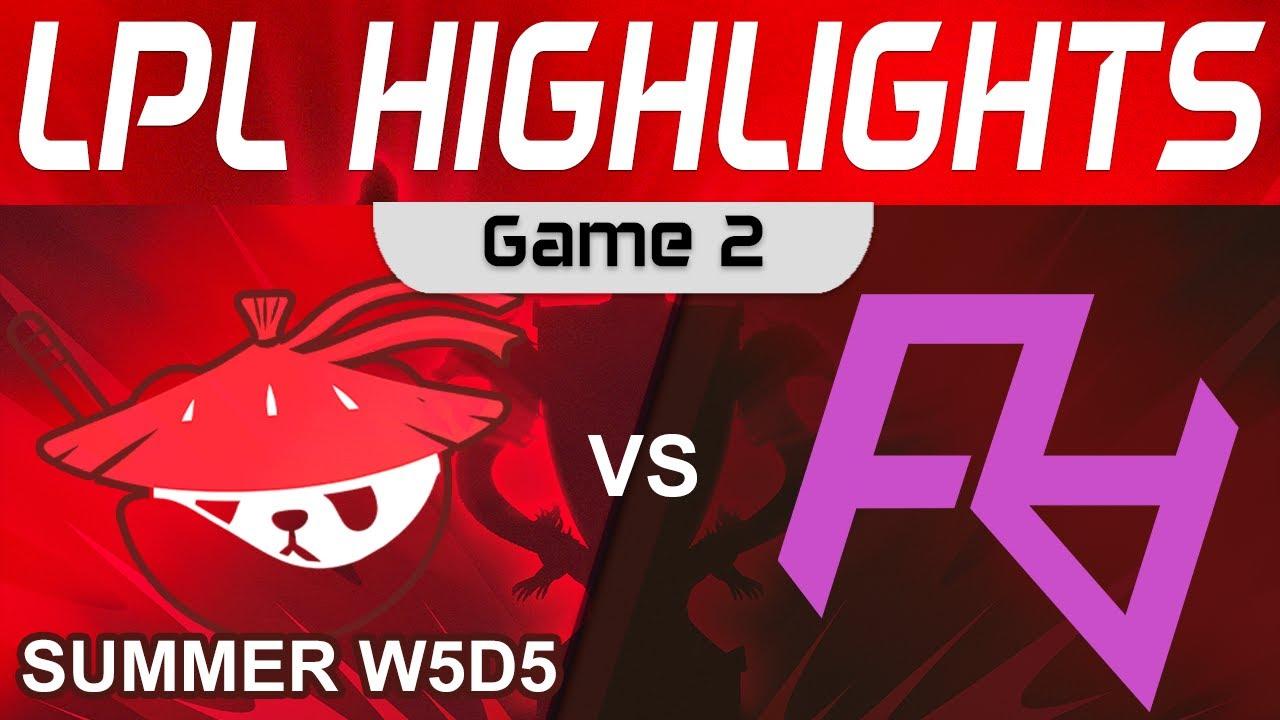 AL vs RA Highlights Game 2 LPL Summer Season 2023 W5D5 Anyone's Legend vs Rare Atom by Onivia thumbnail