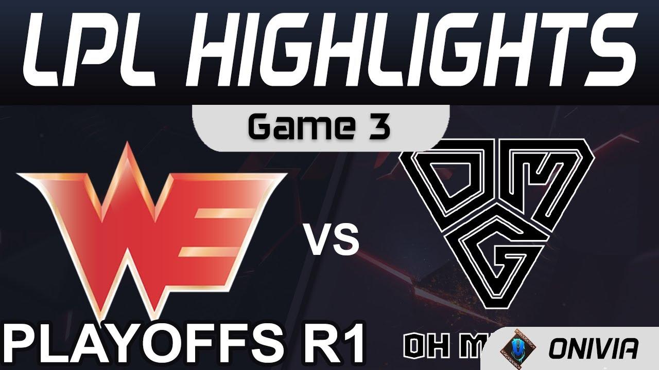 WE vs OMG Highlights Game 3 LPL Summer Playoffs R1 2021 Team WE vs Oh My God by Onivia thumbnail