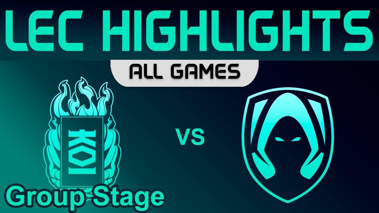 KOI vs TH ALL GAMES Highlights LEC Group Stage A 2023 KOI vs Team Heretics by Onivia thumbnail