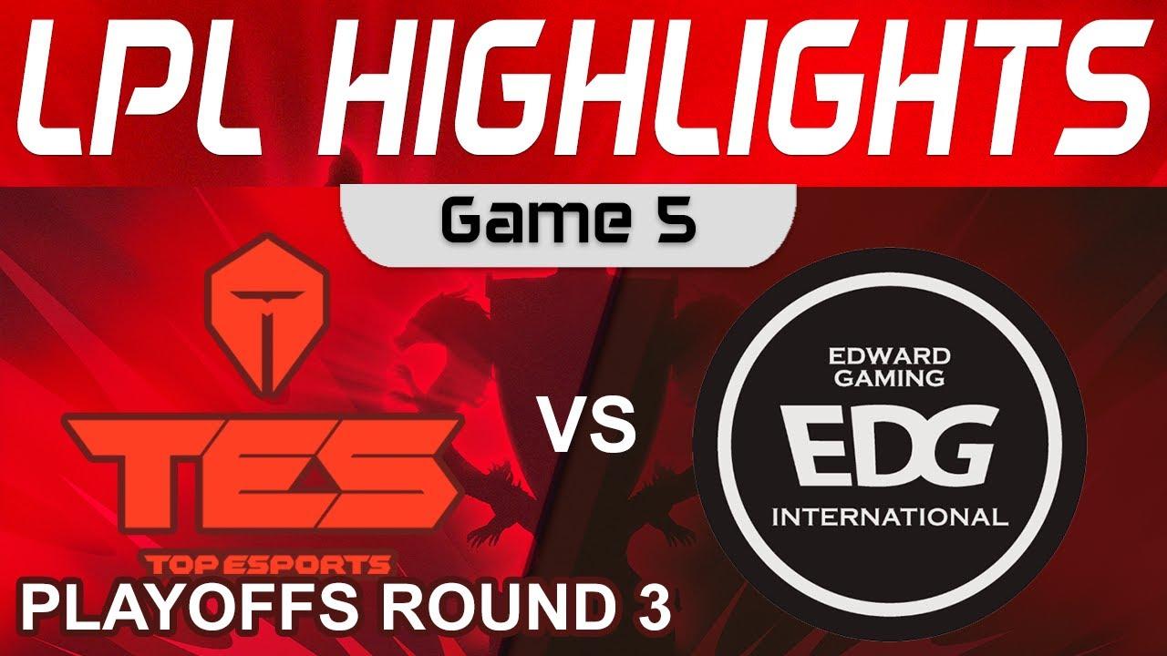 TES vs EDG Highlights Game 5 LPL Summer Playoffs 2023 Top Esports vs EDward Gaming by Onivia thumbnail