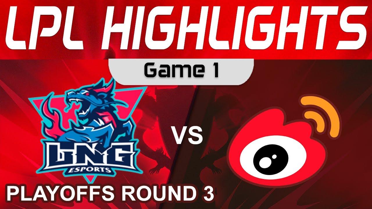 LNG vs WBG Highlights Game 1 LPL Summer Playoffs 2023 LNG Esports vs Weibo Gaming by Onivia thumbnail