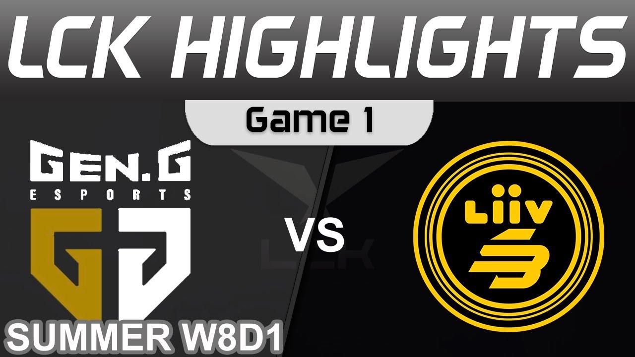 GEN vs LSB Highlights Game 1 LCK Summer Season 2023 W8D1 Gen G vs Liiv SANDBOX by Onivia thumbnail