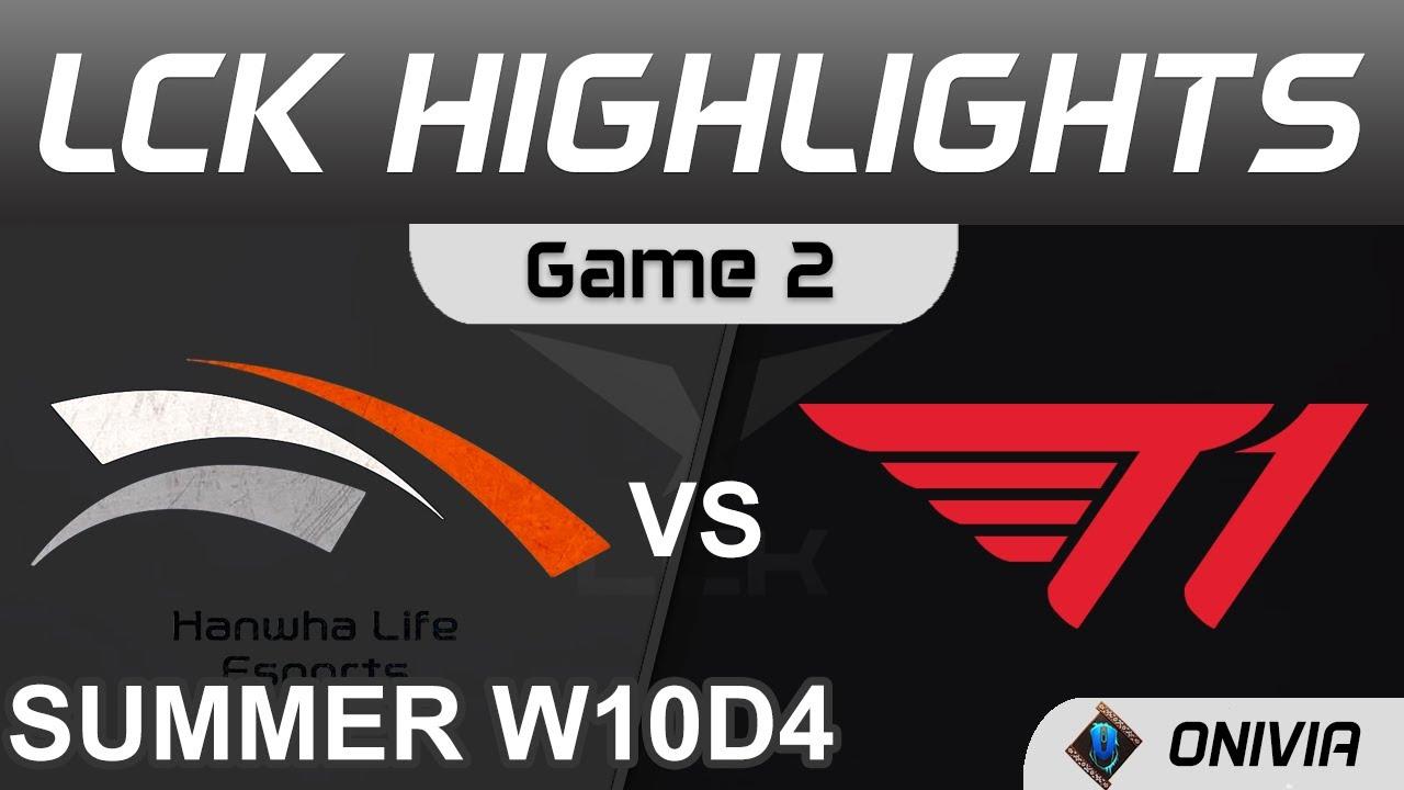 HLE vs T1 Highlights Game 2 LCK Summer Season 2021 W10D4 Hanwha Life Esports vs T1 by Onivia thumbnail