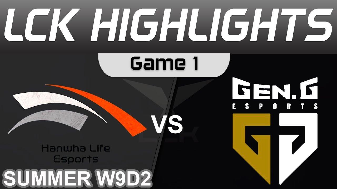 HLE vs GEN Highlights Game 1 LCK Summer Season 2023 W9D2 Hanwha Life Esports vs Gen G by Onivia thumbnail