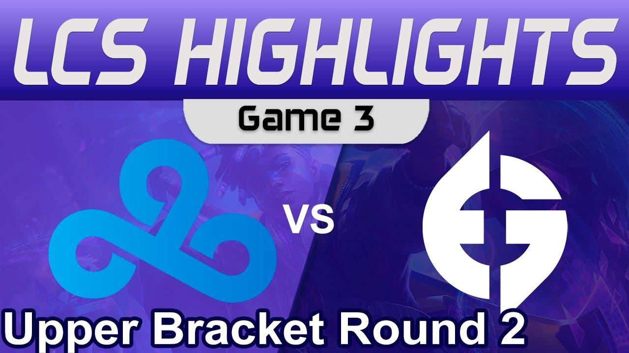 C9 vs EG Game 3 Highlights LCS Playoffs 2023 Upper Bracket Round 2 Cloud9 vs Evil Geniuses by Onivia thumbnail