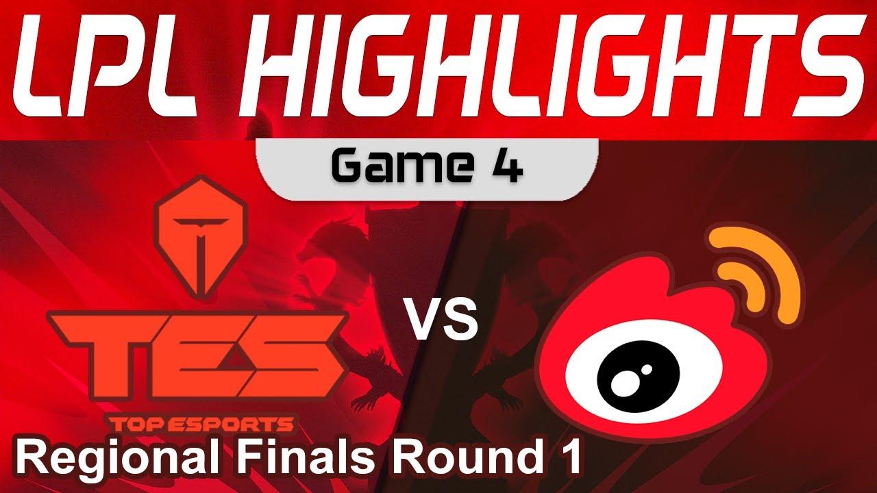 TES vs WBG Highlights Game 4 LPL Regional Finals R1 2023 Top Esports vs Weibo Gaming by Onivia thumbnail