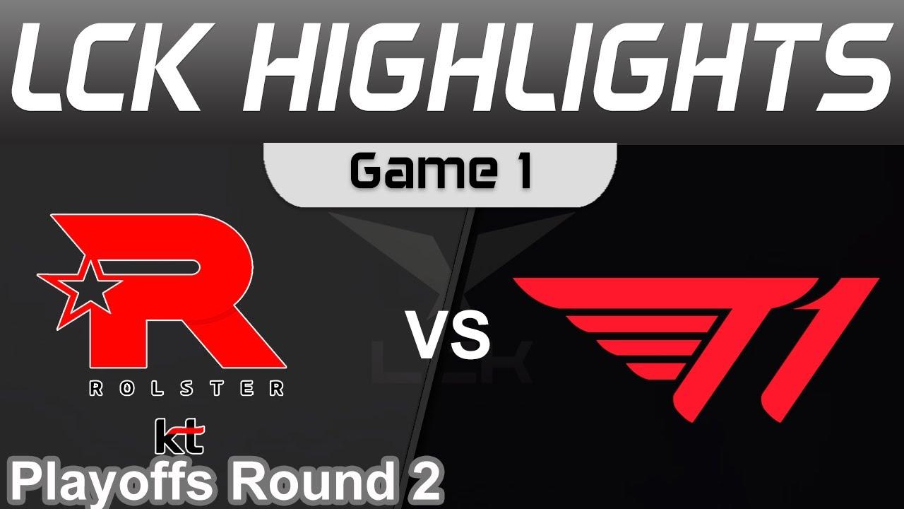 KT vs T1 Highlights Game 1 LCK Summer Playoffs 2023 KT Rolster vs T1 by Onivia thumbnail