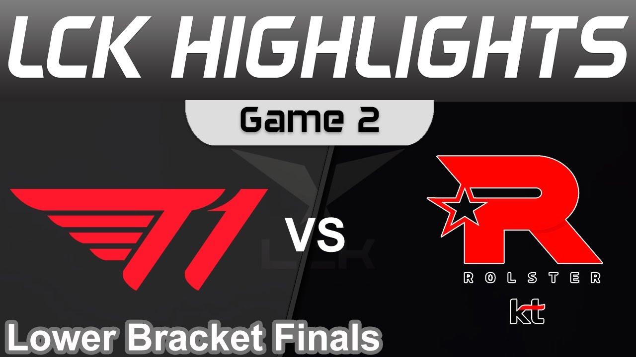 T1 vs KT Highlights Game 2 LCK Summer Lower Bracket Finals 2023 T1 vs KT Rolster by Onivia thumbnail