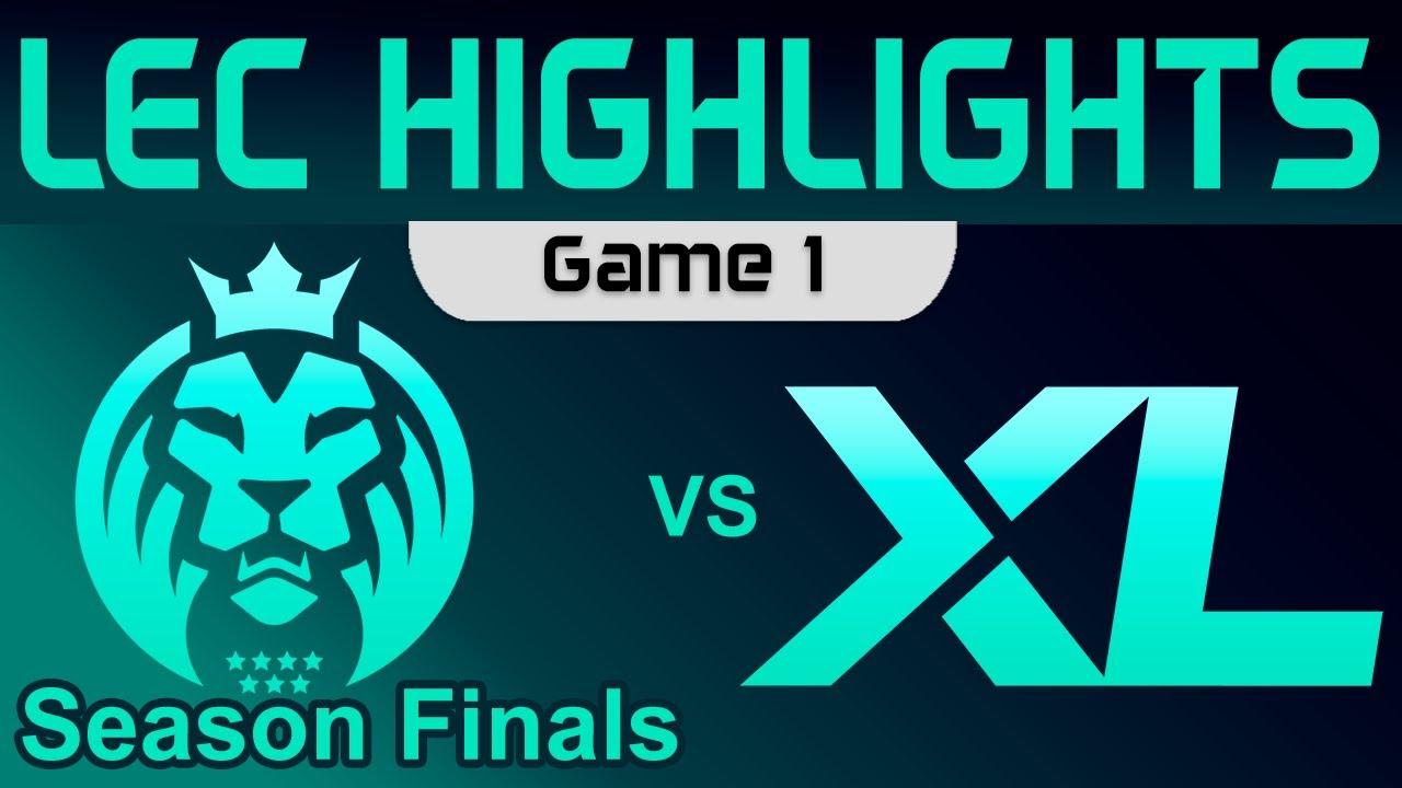 MAD vs XL Game 1 Highlights LEC Season Finals 2023 MAD Lions vs Excel by Onivia thumbnail