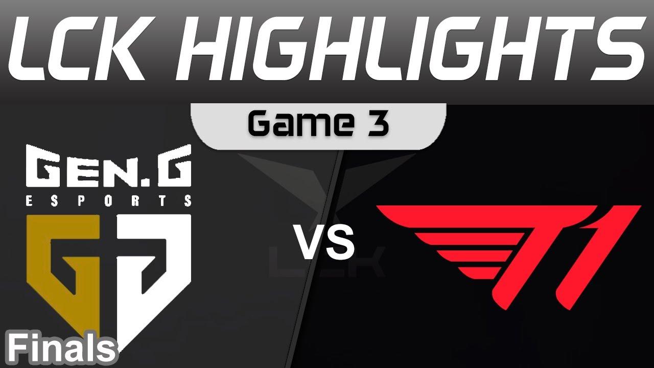 GEN vs T1 Highlights Game 3 LCK Summer Finals 2023 Gen G vs T1 by Onivia thumbnail