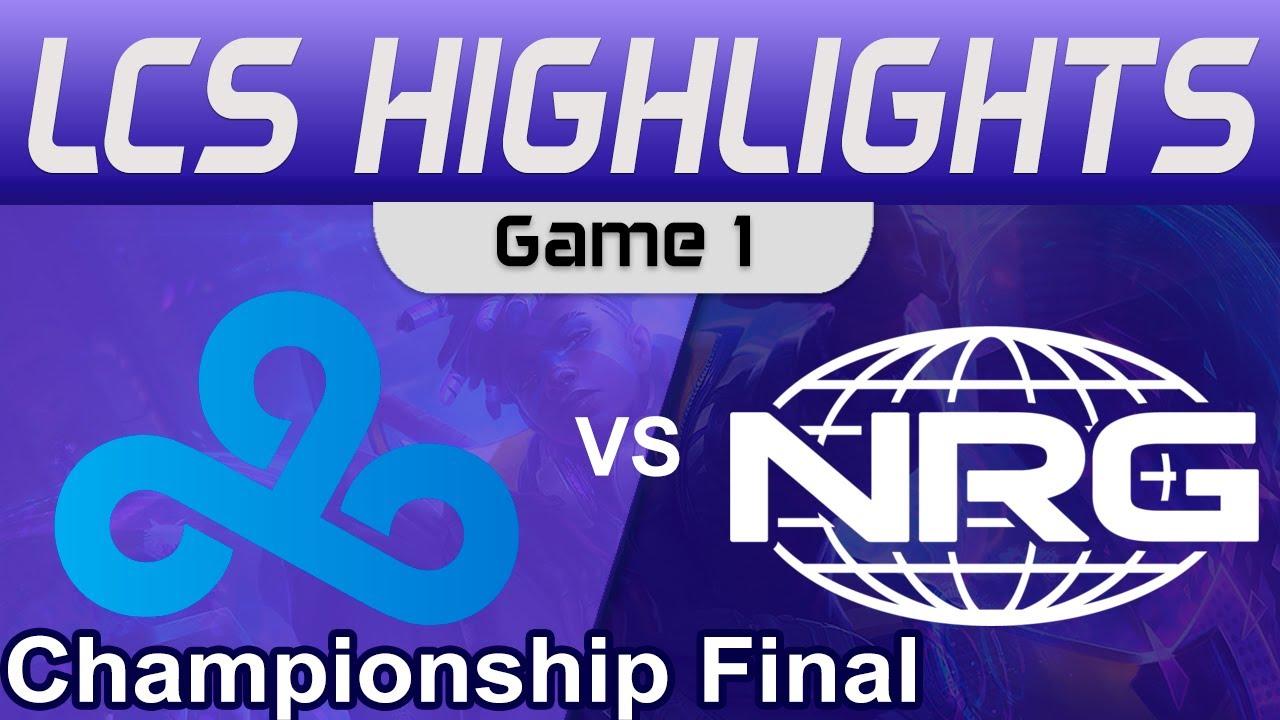 C9 vs NRG Game 1 Highlights LCS Championship Final 2023 Cloud9 vs NRG by Onivia thumbnail