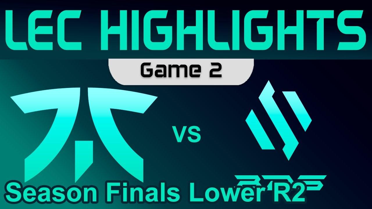 FNC vs BDS Game 2 Highlights LEC Season Finals Lower R2 2023 Fnatic vs Team BDS by Onivia thumbnail