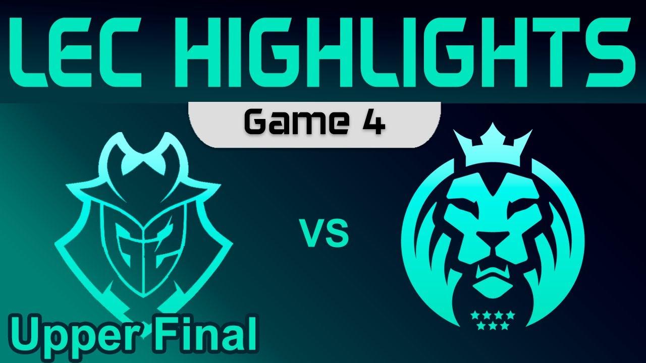 G2 vs MAD Game 4 Highlights LEC Season Finals Upper Final 2023 G2 Esports vs MAD Lions by Onivia thumbnail