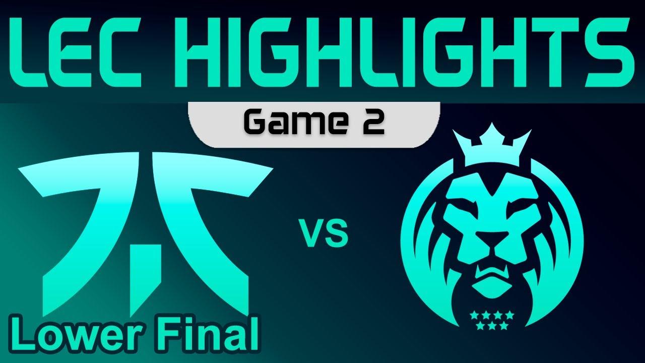 FNC vs MAD Game 2 Highlights LEC Season Finals Lower Final 2023 Fnatic vs MAD Lions by Onivia thumbnail