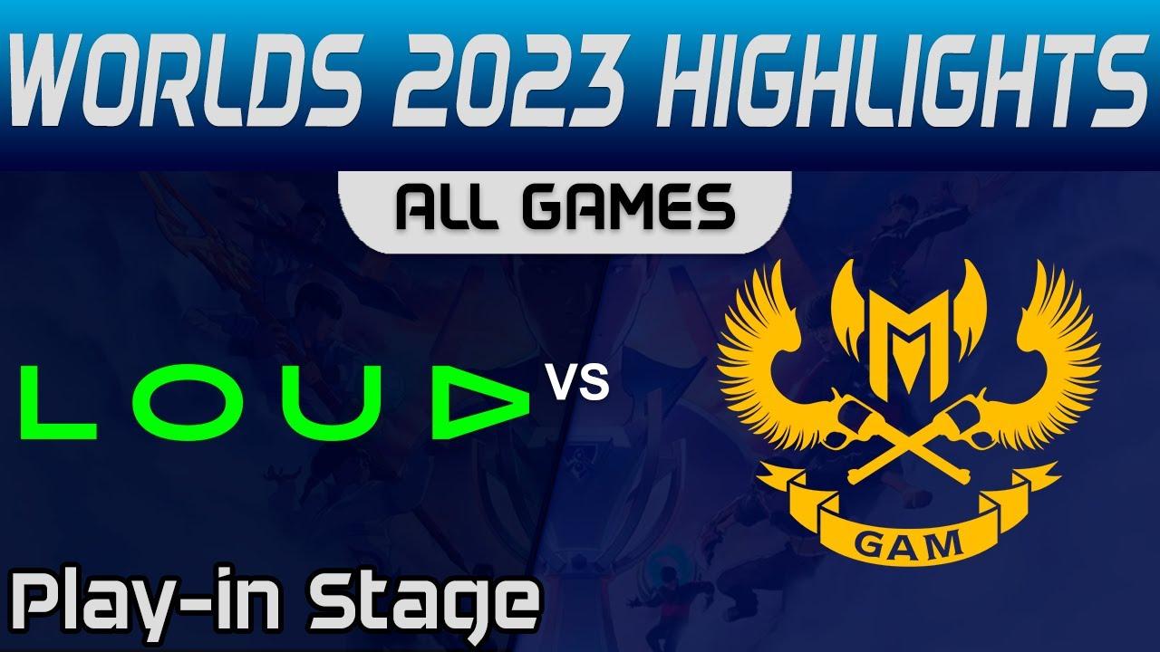 LLL vs GAM Highlights ALL GAMES Worlds Play in Stage 2023 LOUD vs GAM Esports by Onivia thumbnail