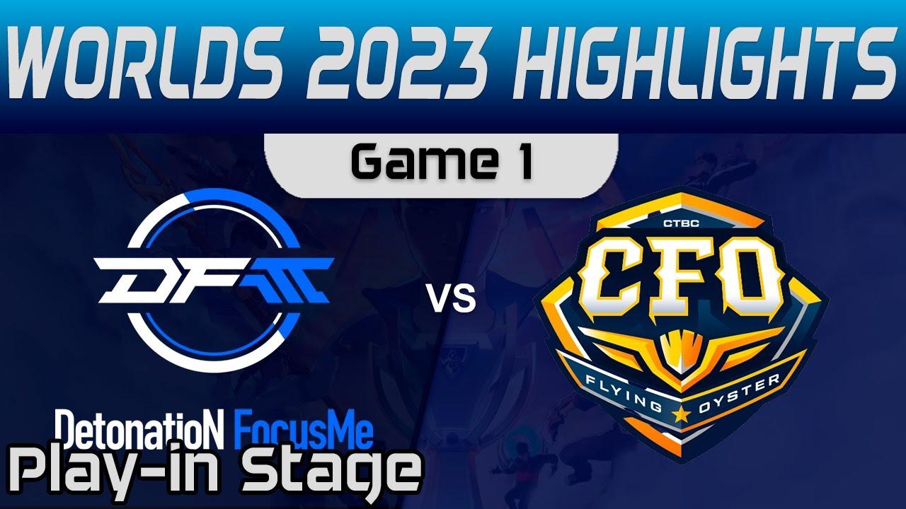 DFM vs CFO Highlights Game 1 Worlds Play in Stage 2023 DetonatioN FM vs CTBC Flying Oyster by Onivia thumbnail