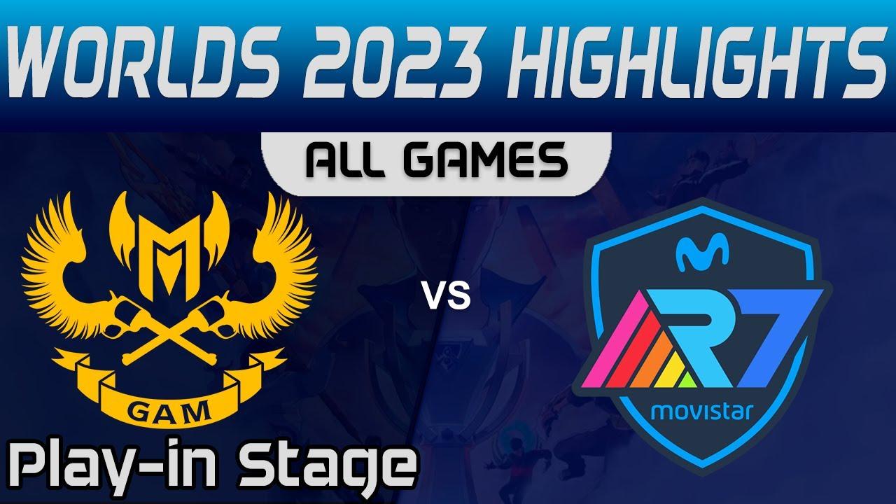 GAM vs R7 Highlights ALL GAMES Worlds Play in Stage 2023 GAM Esports vs Movistar R7 by Onivia thumbnail