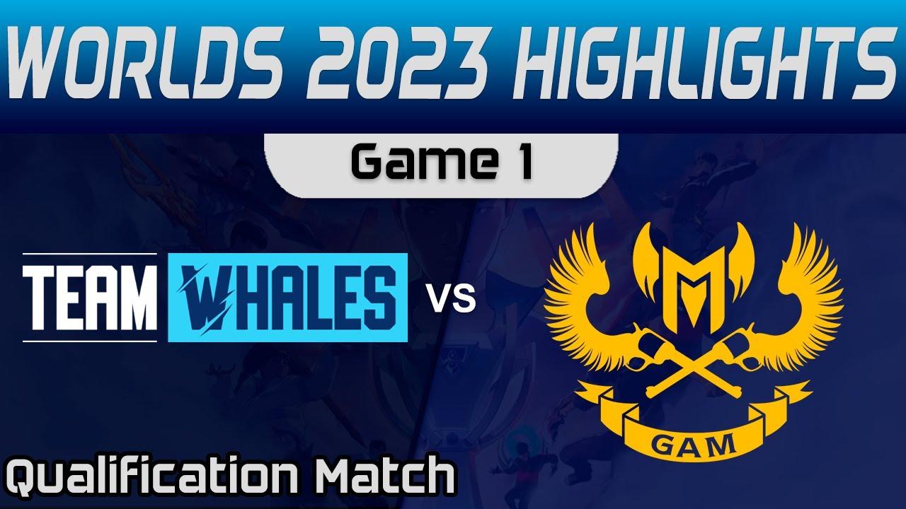 TW vs GAM Highlights Game 1 Worlds Play-in Qualifiers 2023 Team Whales vs GAM Esports by Onivia thumbnail