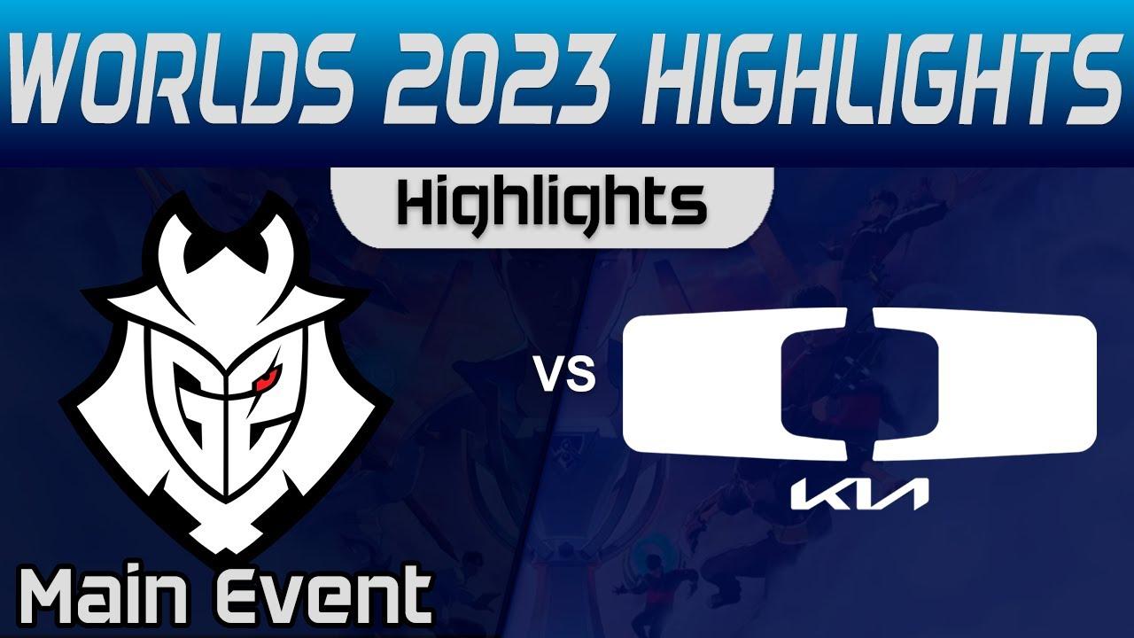 G2 vs DK Highlights Round 1 Worlds Main Event 2023 G2 Esports vs Dplus KIA by Onivia thumbnail