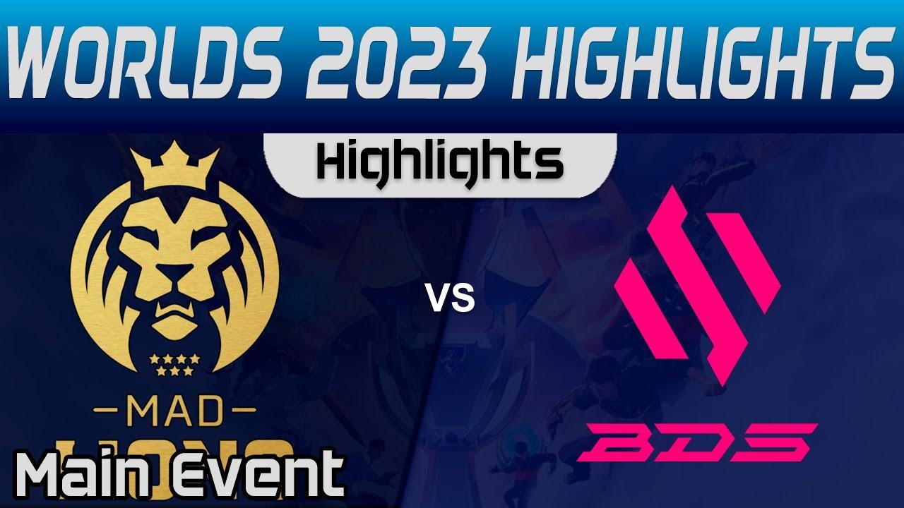 MAD vs BDS Highlights Round 2 Worlds Main Event 2023 MAD Lions vs Team BDS by Onivia thumbnail