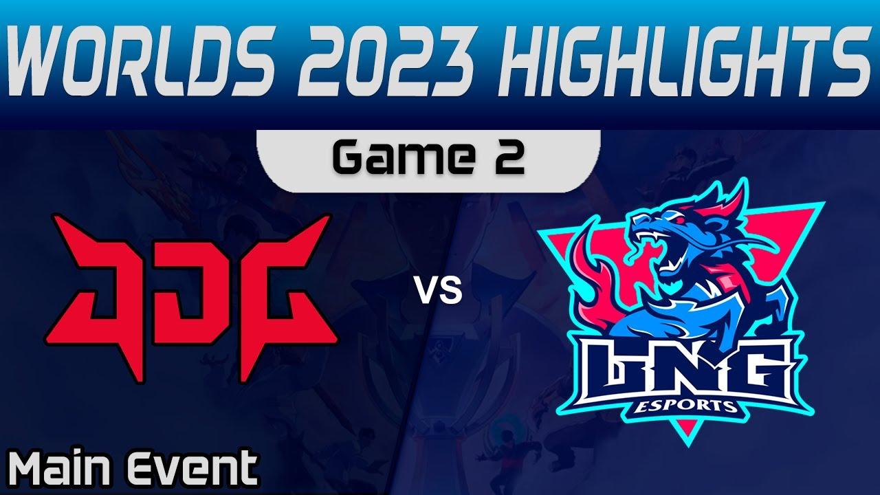 JDG vs LNG Highlights Game 2 R3 Worlds Main Event 2023 JD Gaming vs LNG Esports by Onivia thumbnail