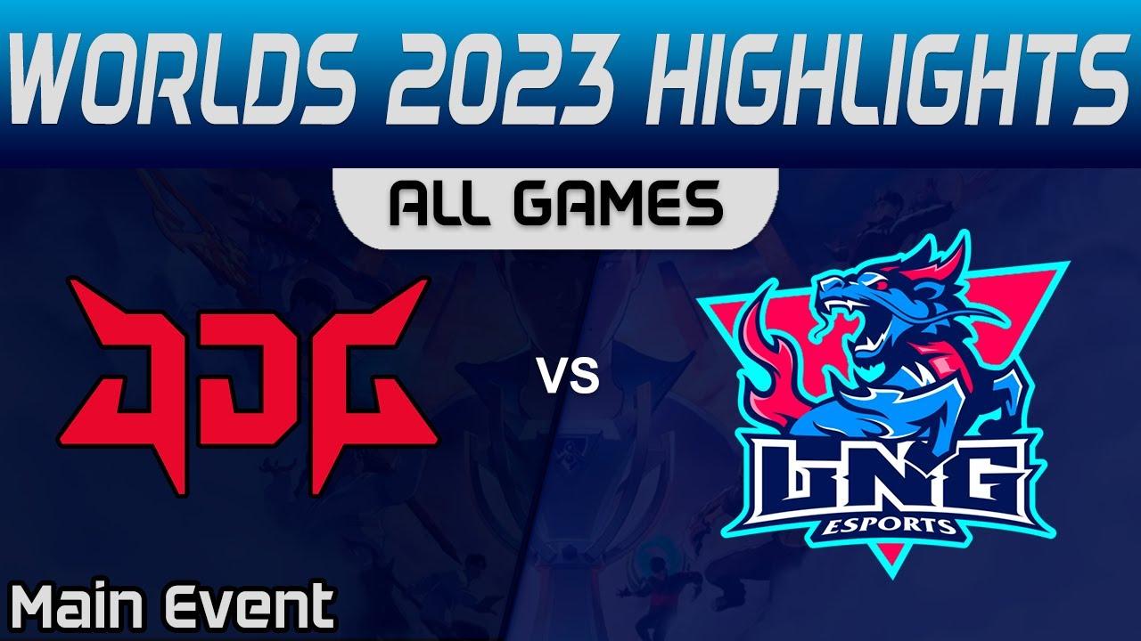 JDG vs LNG Highlights ALL GAMES R3 Worlds Main Event 2023 JD Gaming vs LNG Esports by Onivia thumbnail